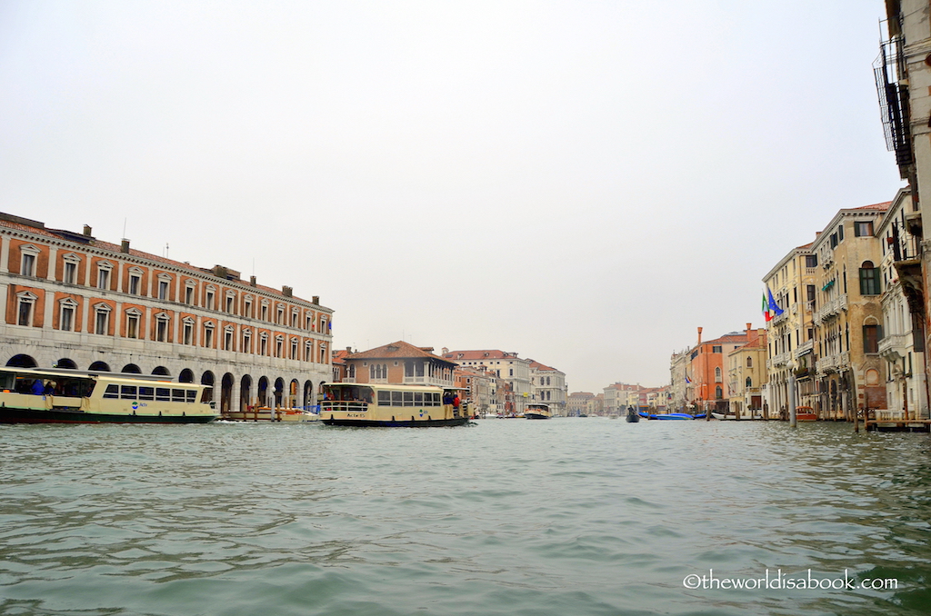 Venice Grand Canal from gondola