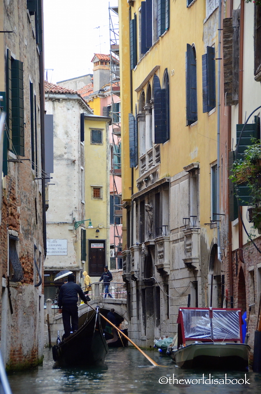 Venice gondola ride 