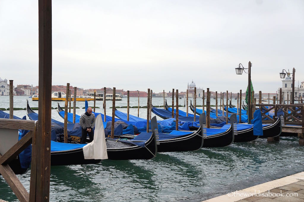 Venice gondolas