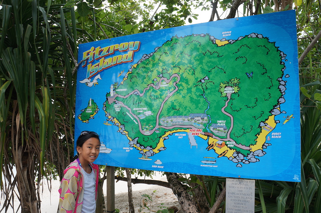 Fitzroy Island map