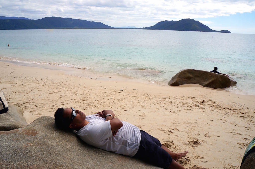 Fitzroy Island sleeping