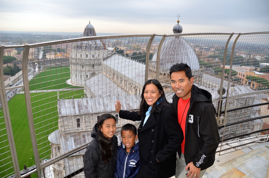 Leaning Tower of Pisa view