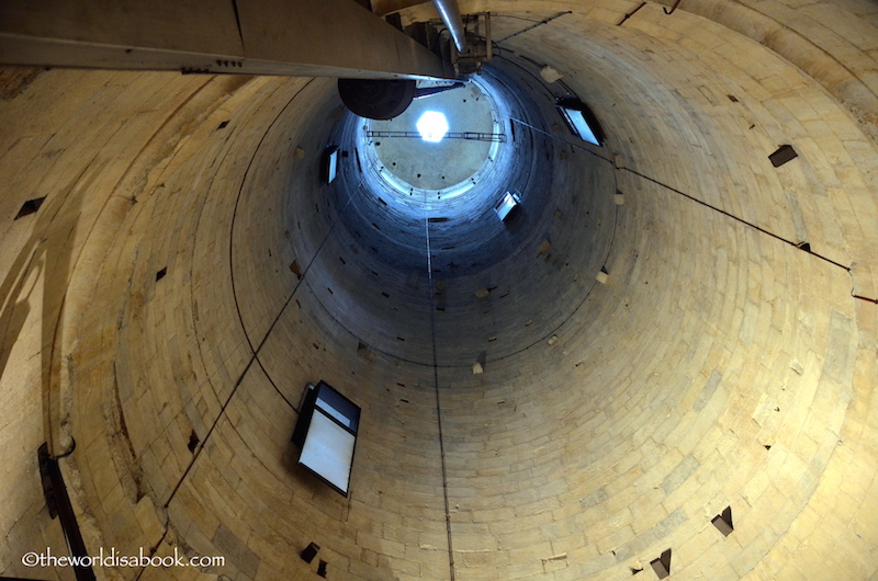 Leaning tower of Pisa interior