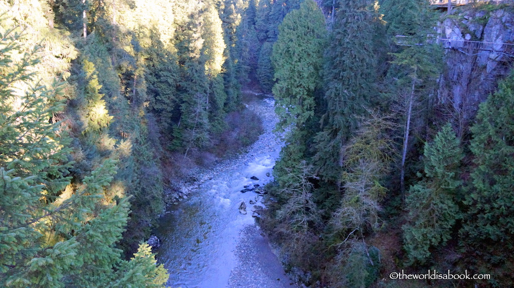 Capilano River from bridge