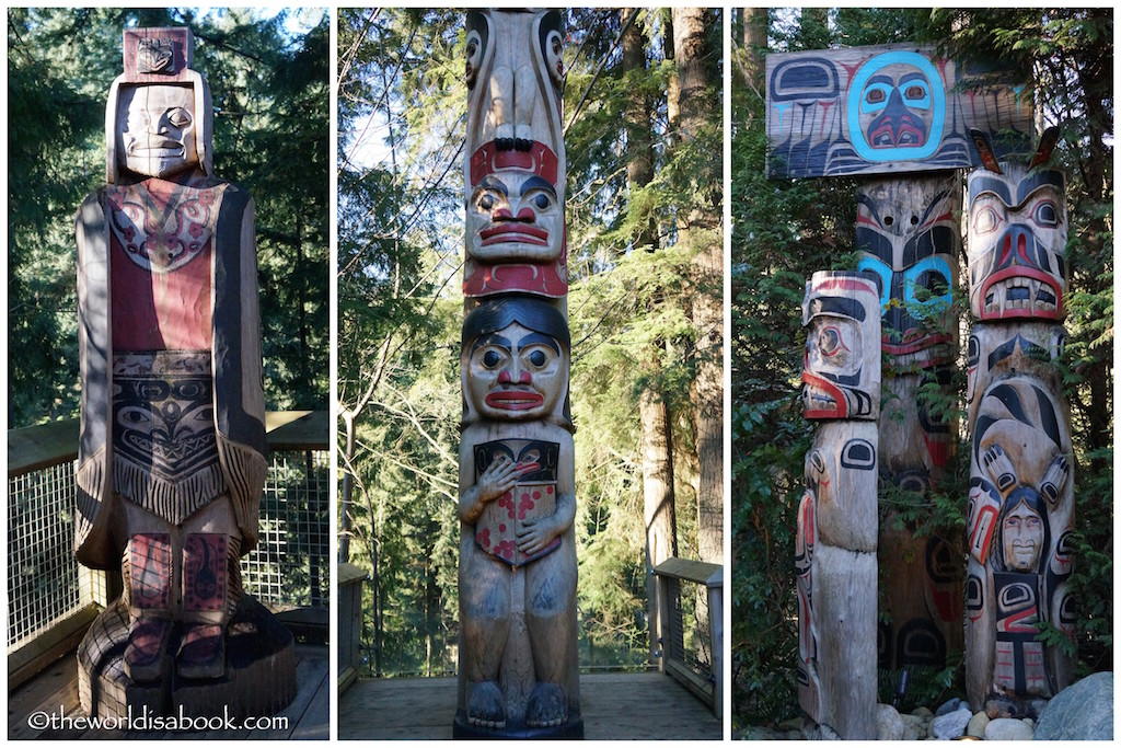 Capilano Suspension Bridge totem poles