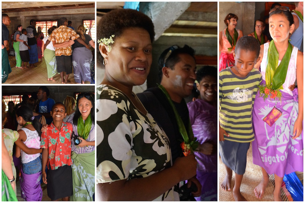 Fiji Sigatoka Village visit dancing