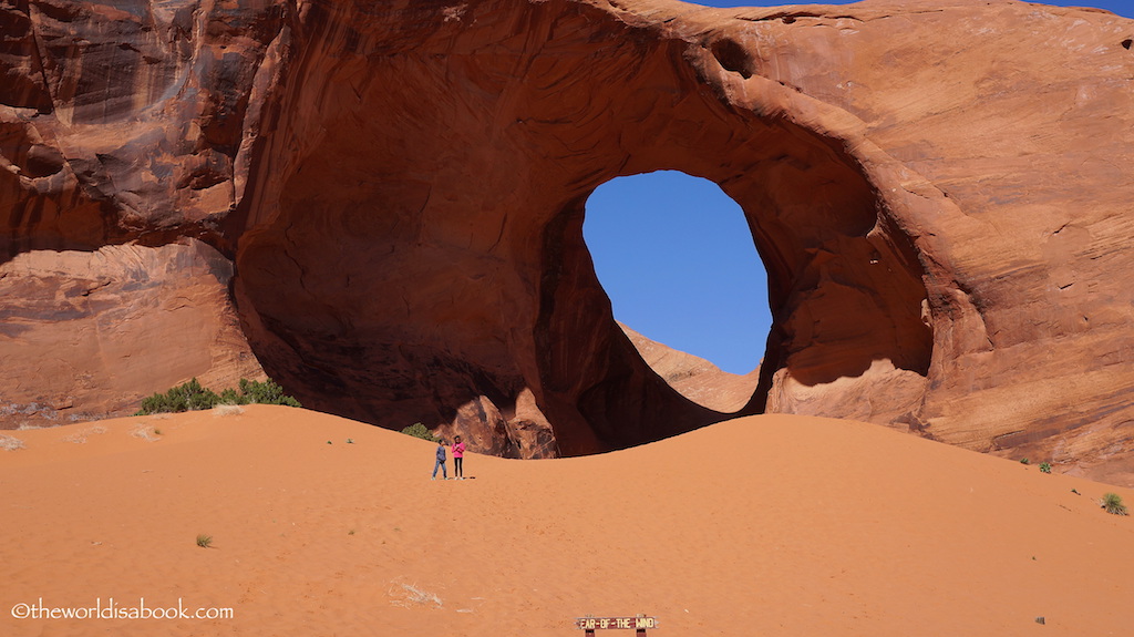 Monument Valley with kids Ear of the Wind