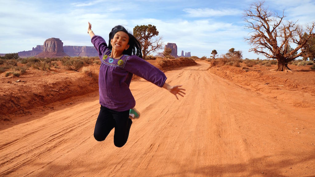 Monument Valley with kids