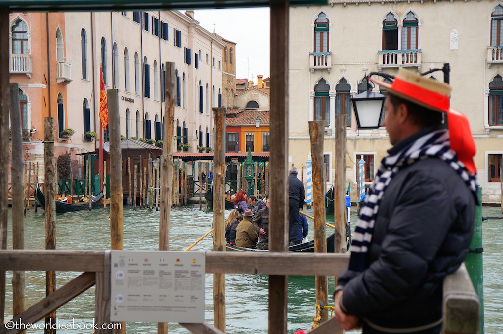 Venetian gondolier