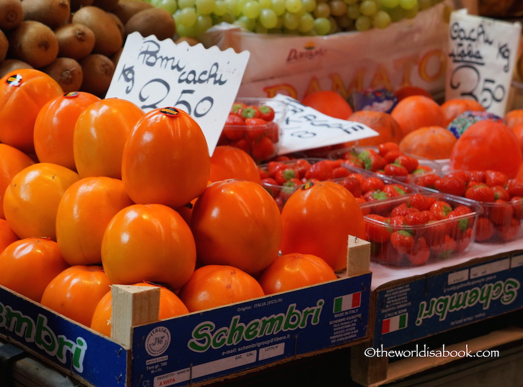 Venice Rialto Market persimmon