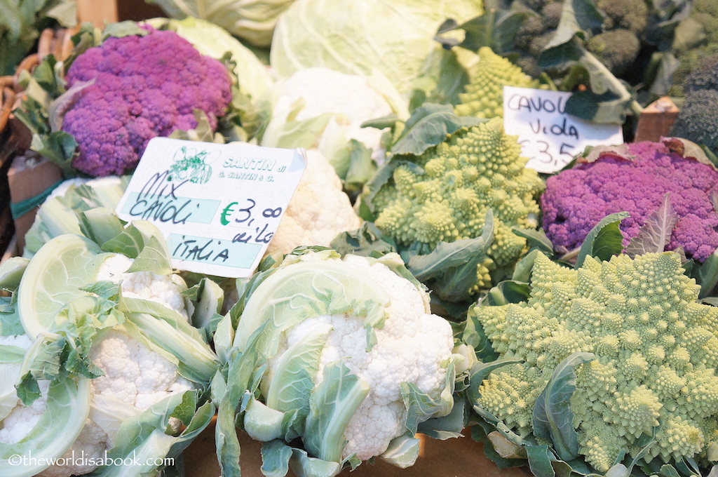 Venice Rialto market vegetable