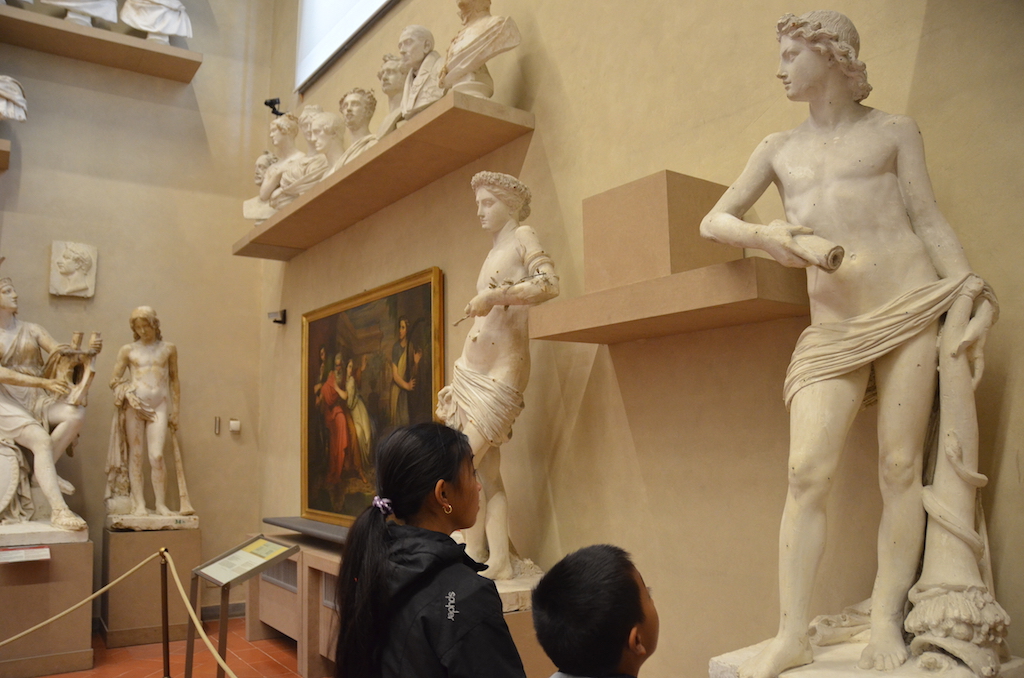 Florence Accademia with Kids