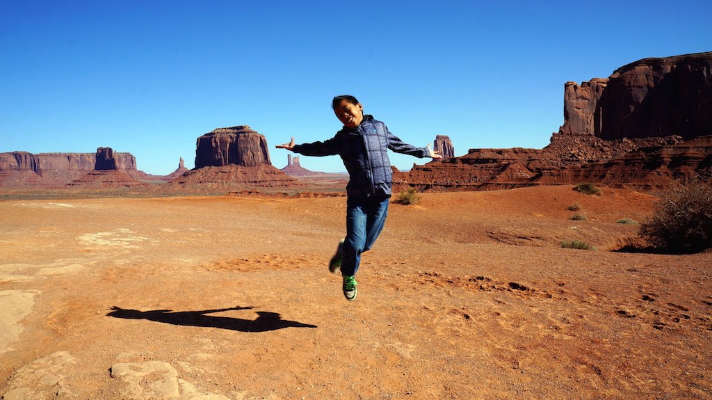 Monument Valley with kids