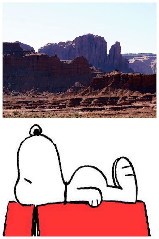 monument valley snoopy