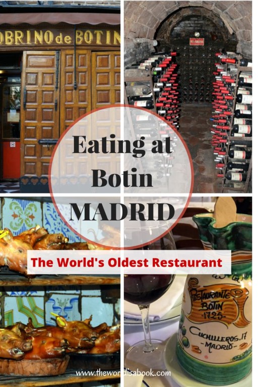 Eating at Botin Madrid