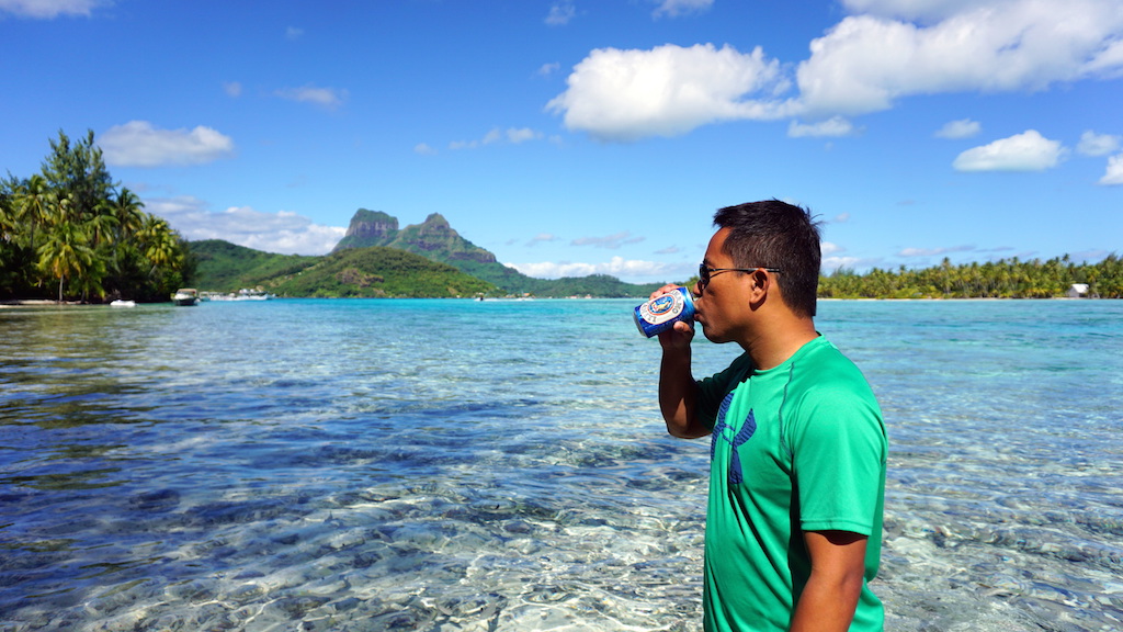 Bora Bora Hinano Beer