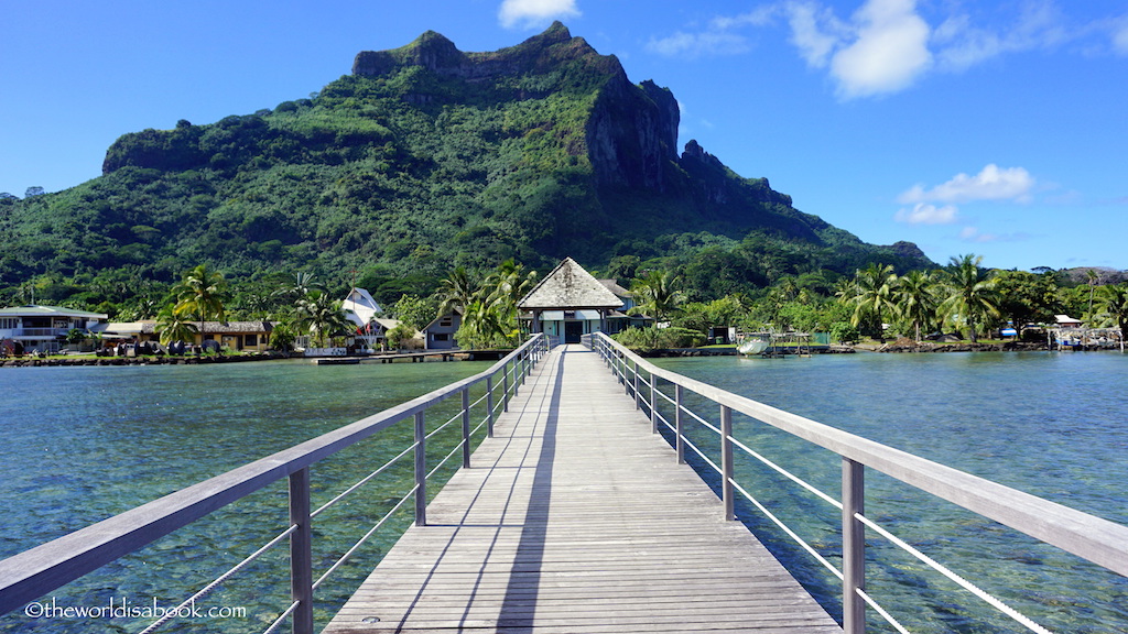 Bora Bora bridge to Vaitape