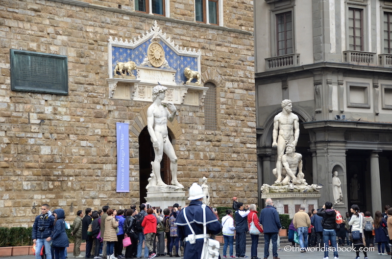 Florence David replica Piazza della Signoria