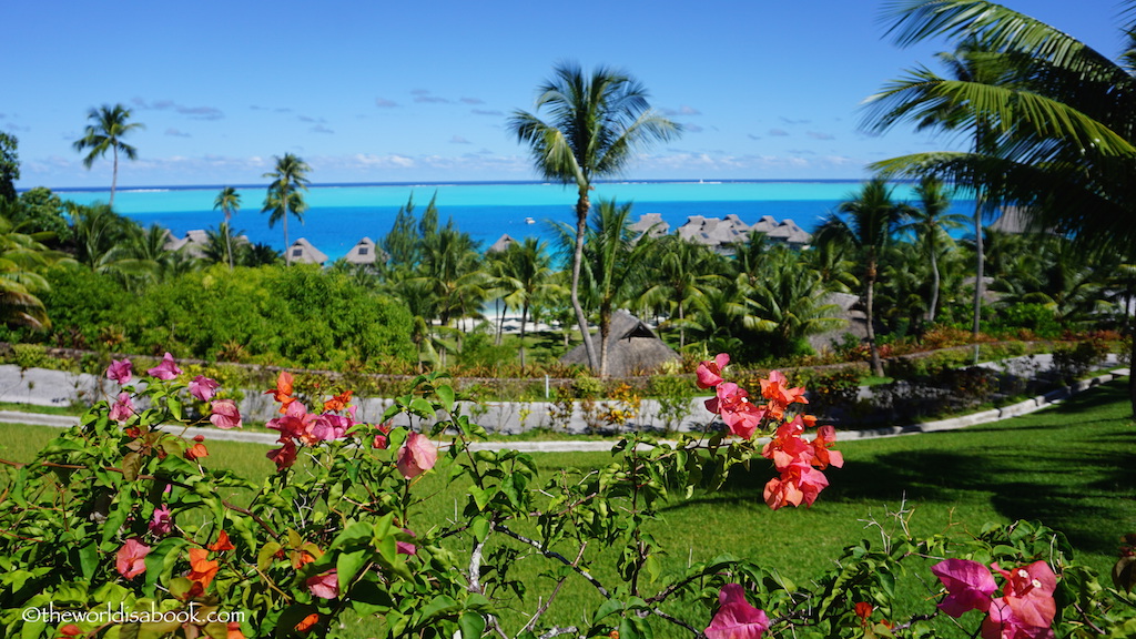 Hilton Bora Bora resort hillside