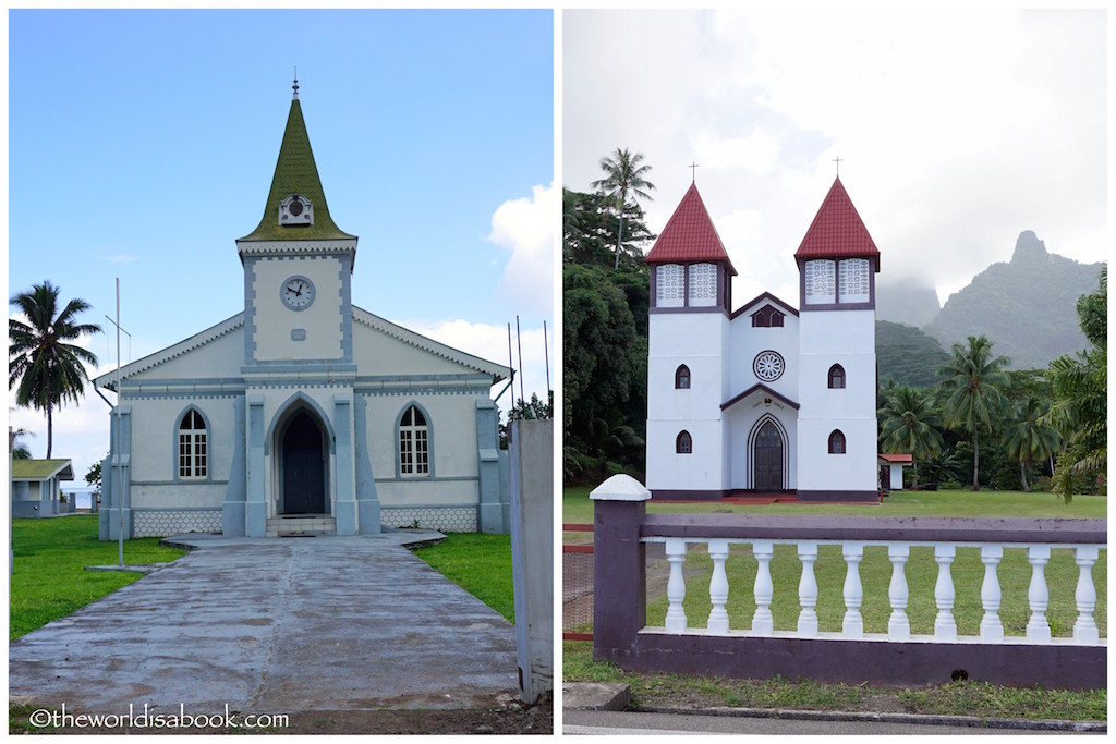 Moorea Island tour churches