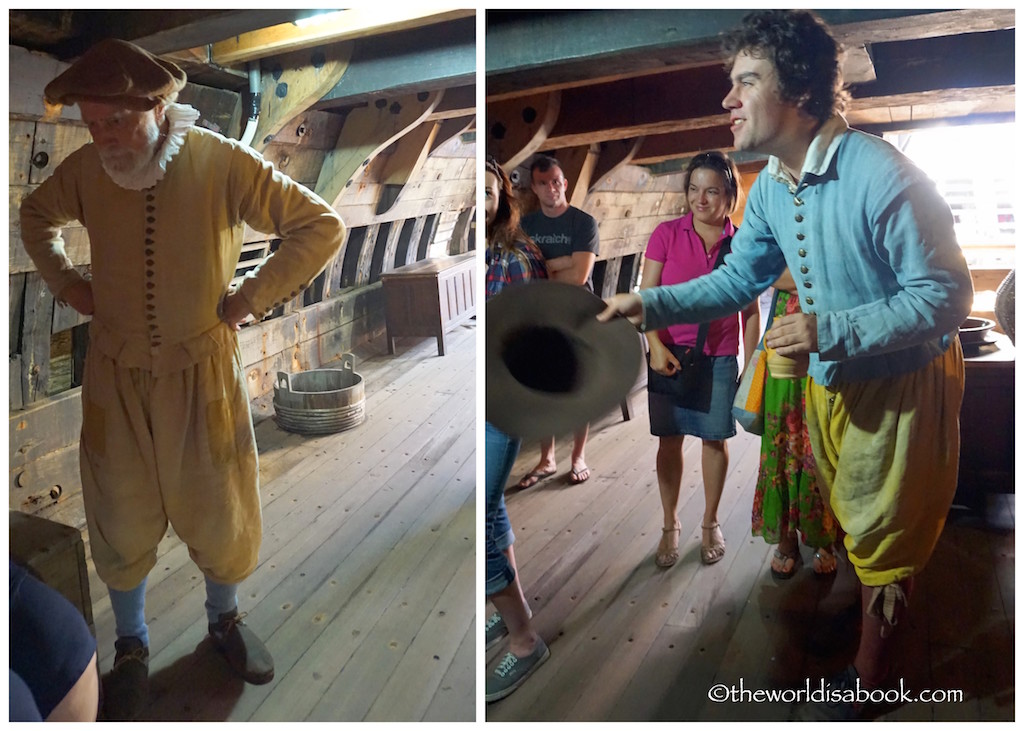 Mayflower II costumed role-players