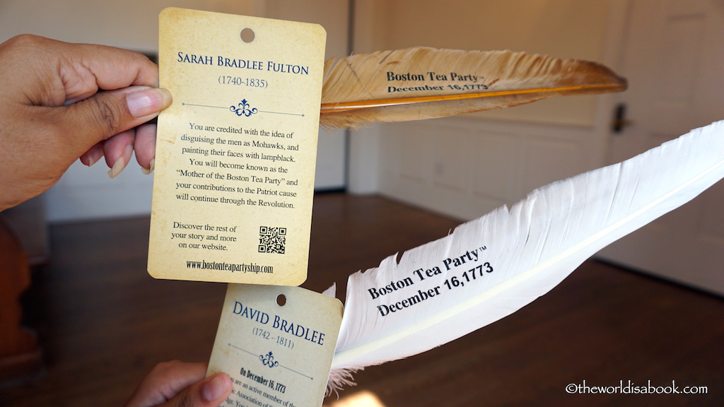 Boston Tea Party Museum identity cards