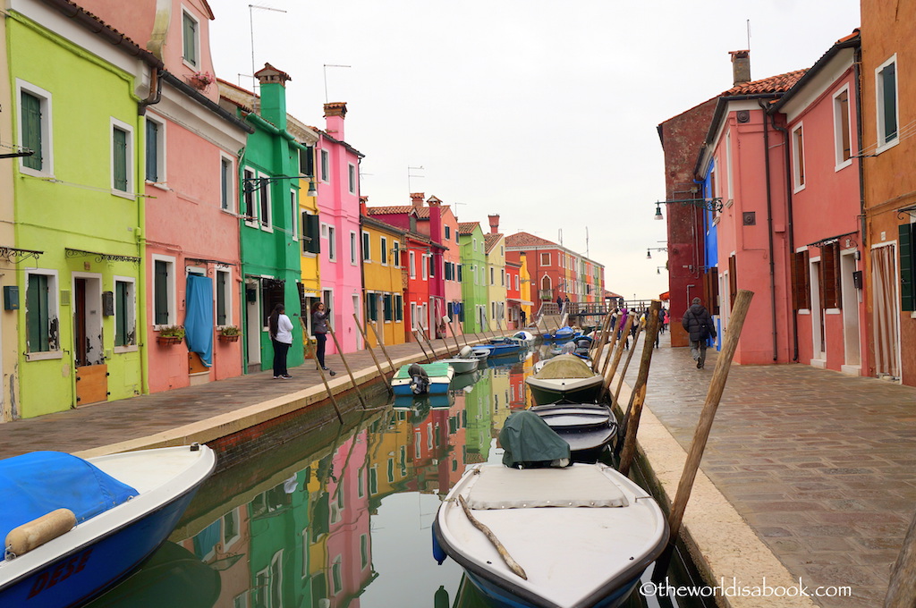 Burano colorful houses