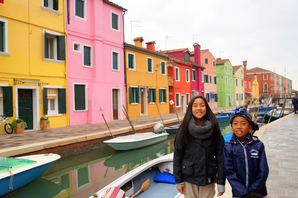 Burano with kids 