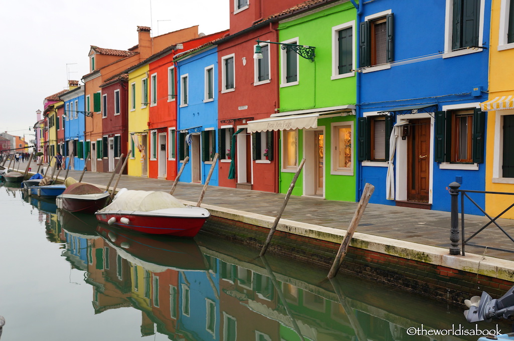 Burano color houses