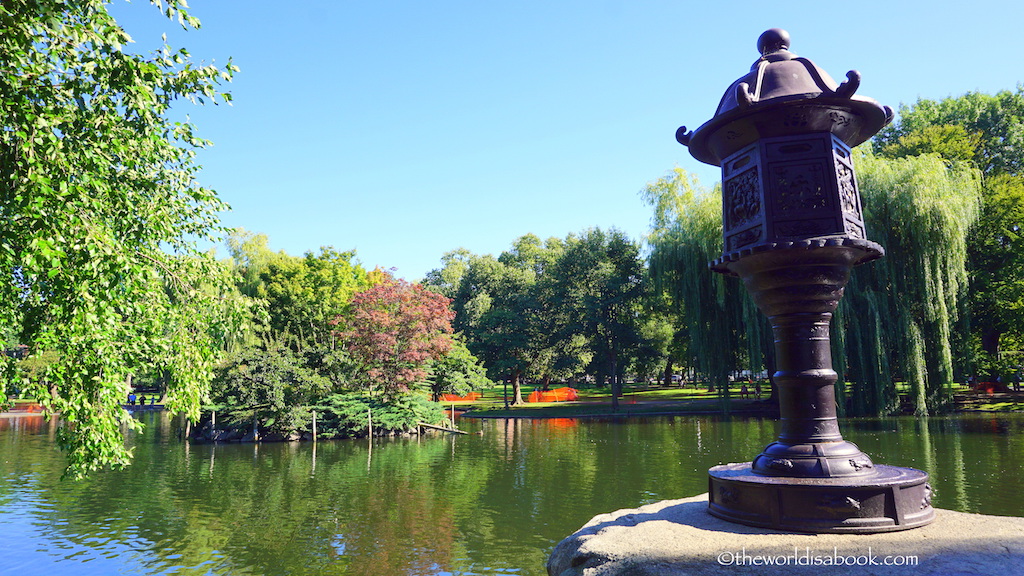 Boston Public Garden Japanese lantern