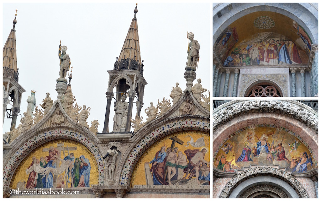 St marks Basilica exterior mosaics