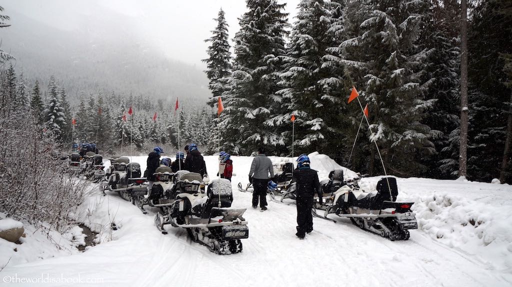 Whistler snowmobile