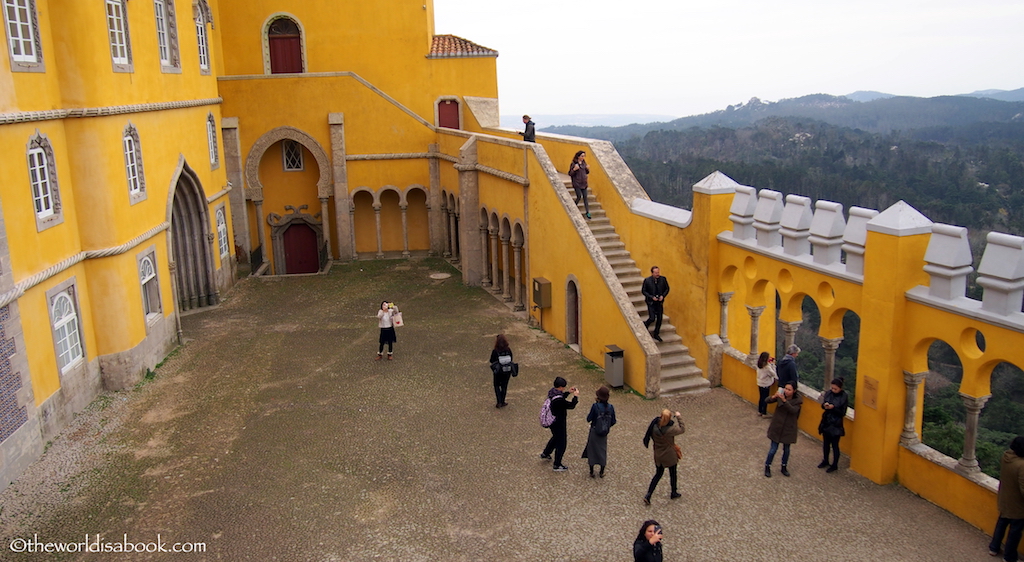 Pena Palace courtyard