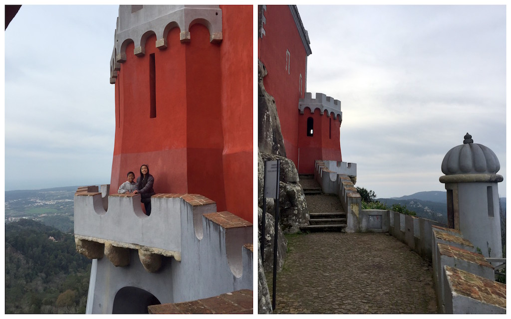 Pena Palace caste wall walk