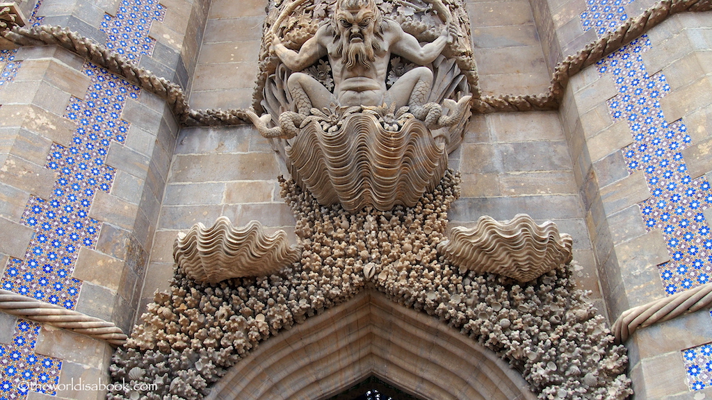 Pena Palace exterior details