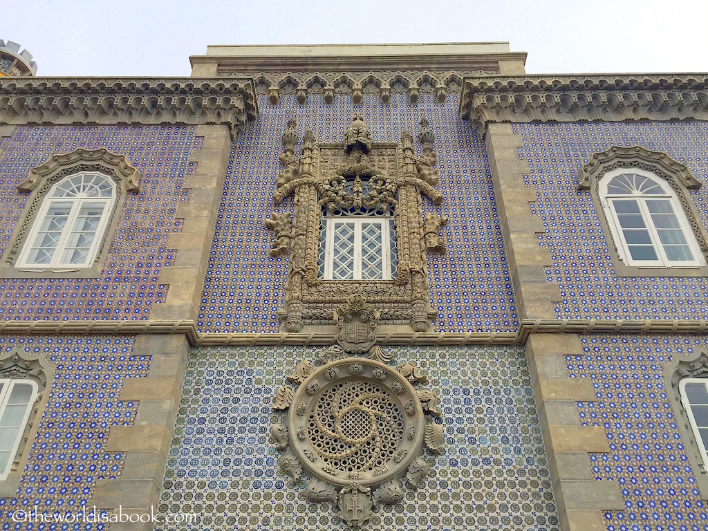 Pena Palace tile wall details