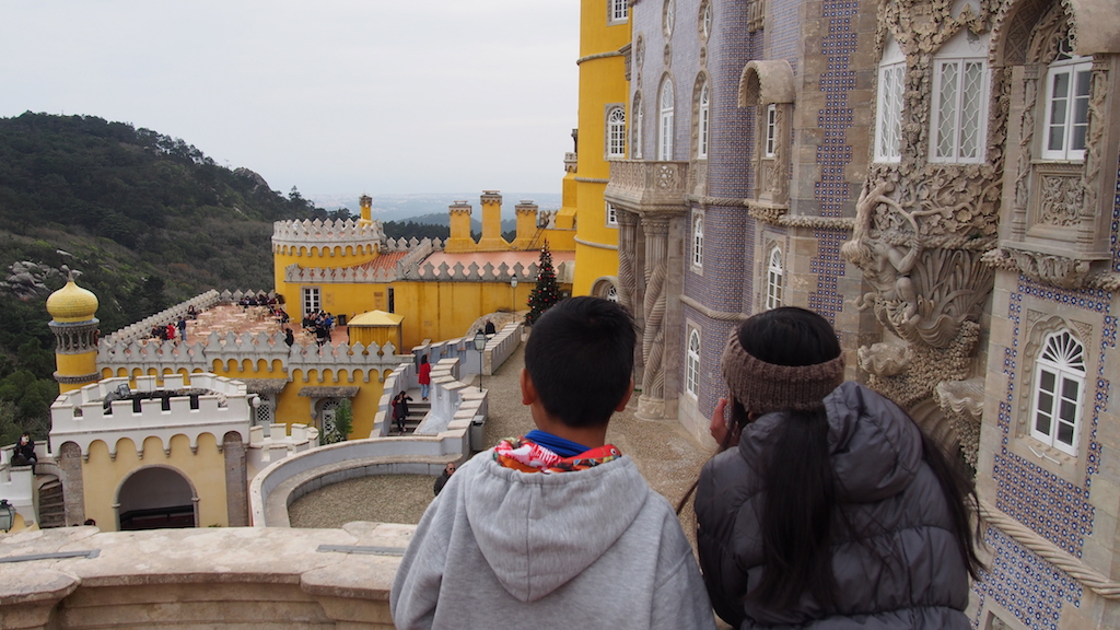 Sintra Pena Palace with kids