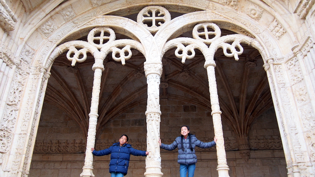 San Jeronimos Monastery with kids