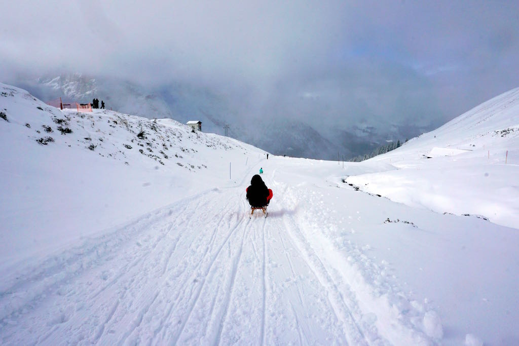 Sledging in Furenalp