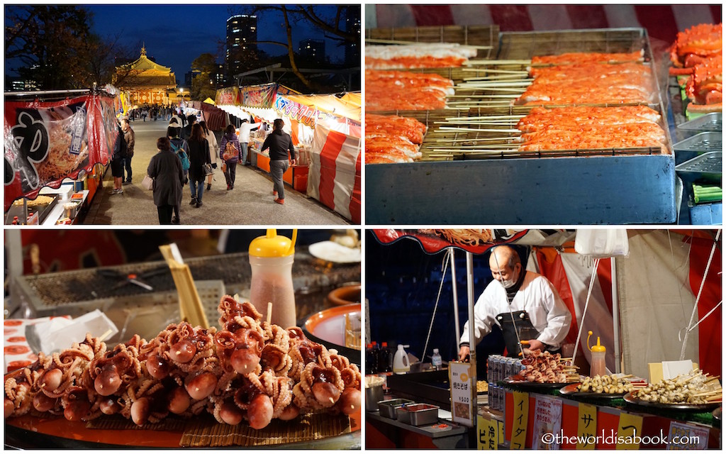 Ueno Park Hanami Bentendo food