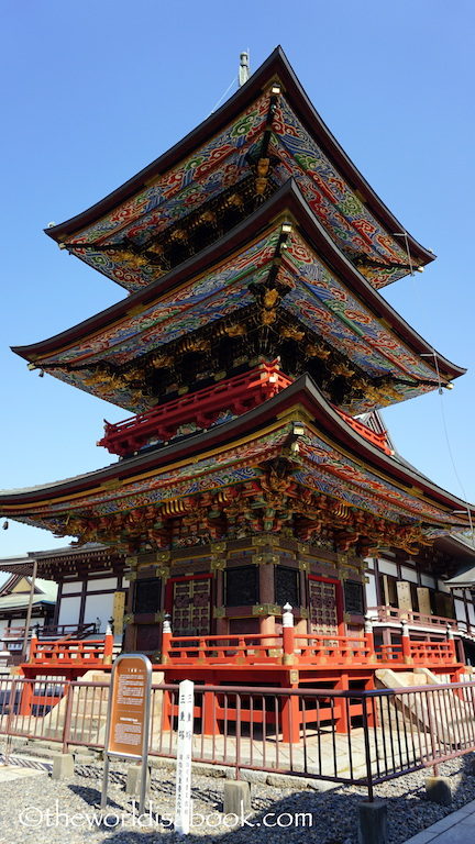 Naritasan temple Three story pagoda