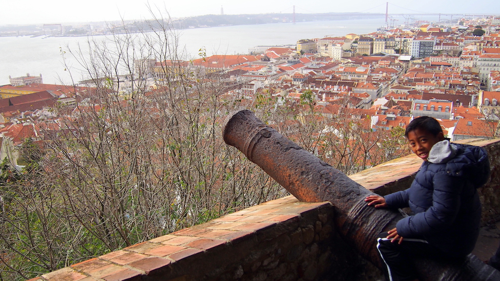 Castelo de Sao Jorge cannons