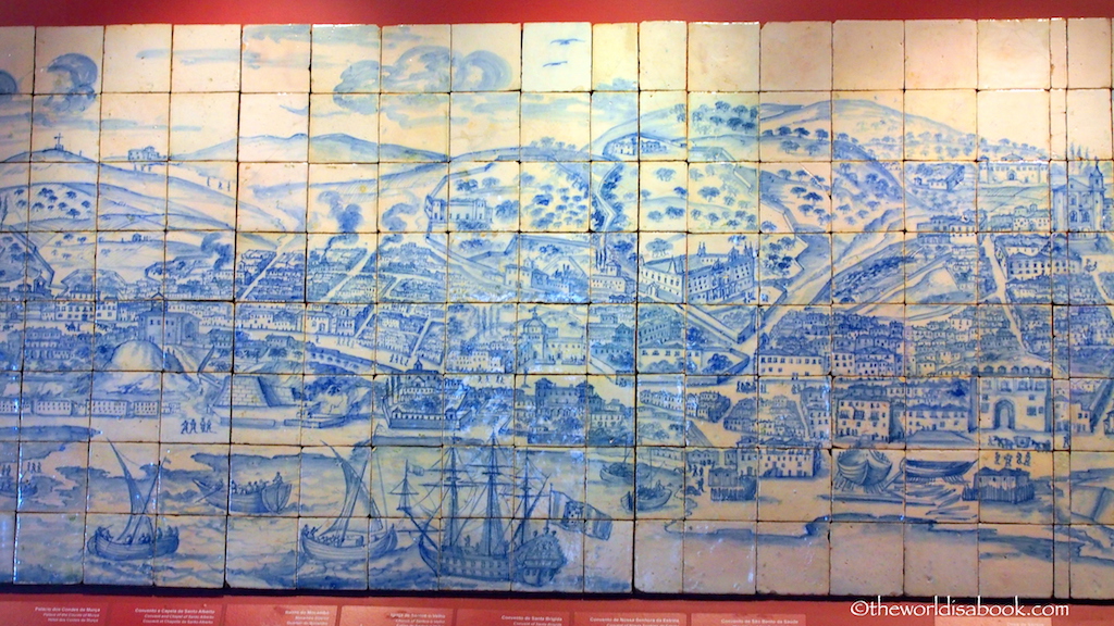 Great View of Lisbon detail Tile Museum