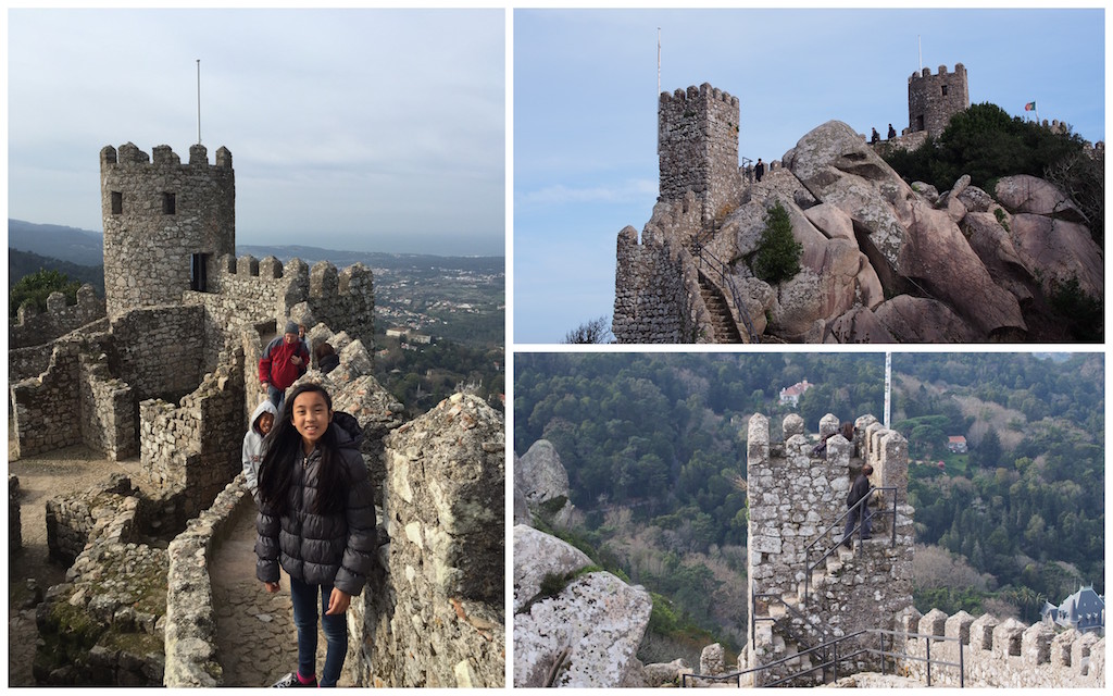 Sintra Moorish Castle with kids