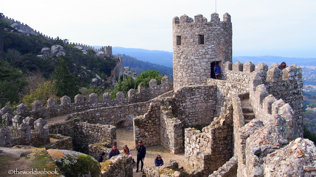 Castelo dos Mouros or The Moors Castle walls