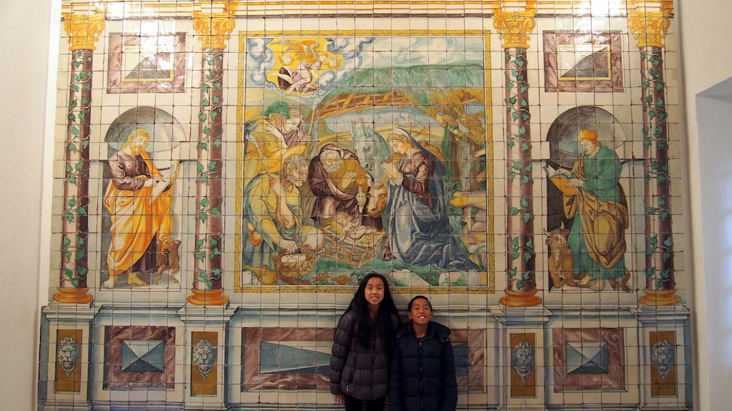 Lisbon Tile Museum with kids