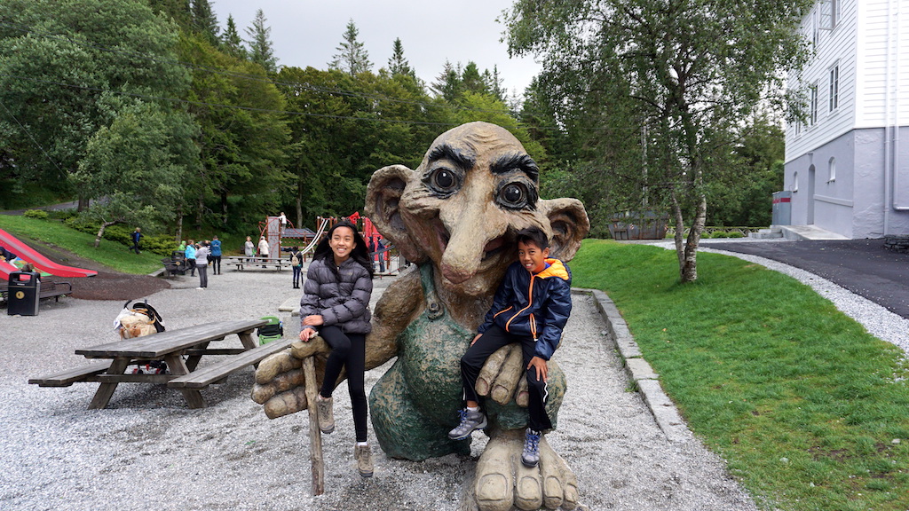 Mt Floyen troll playground