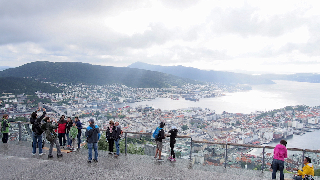 Mount Floyen viewing platform