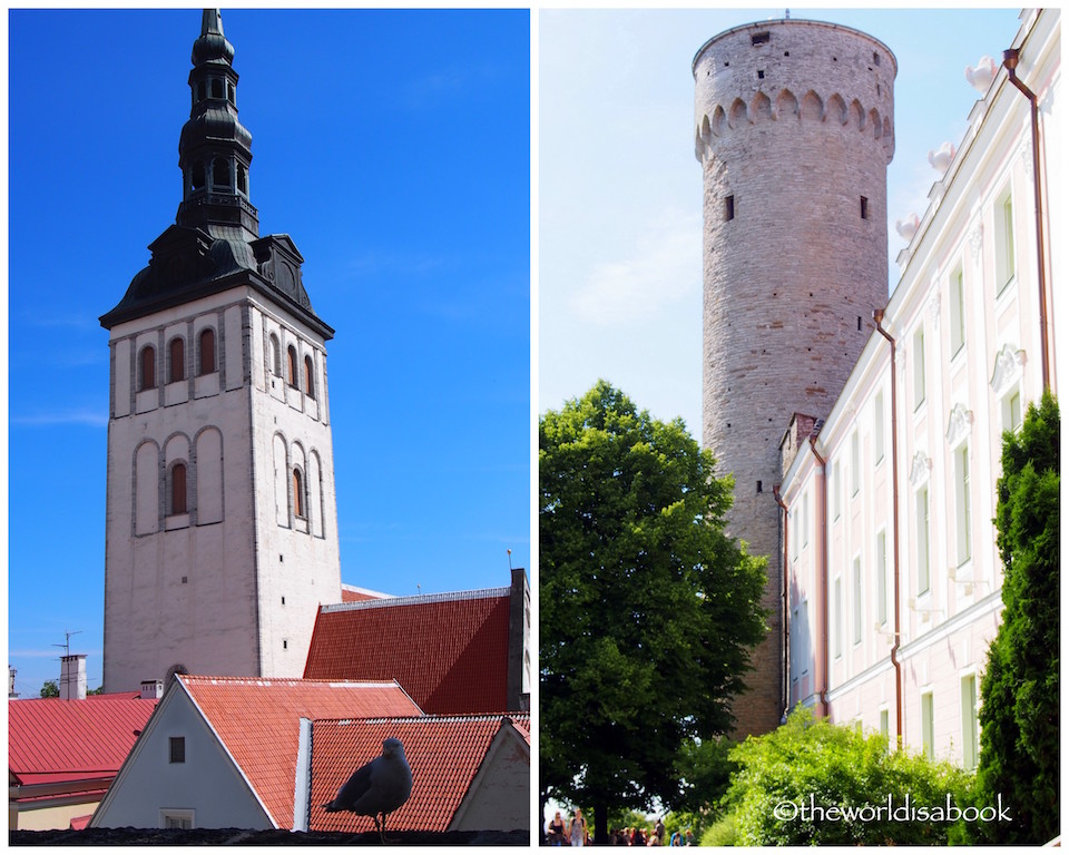 Tallinn Old Town towers