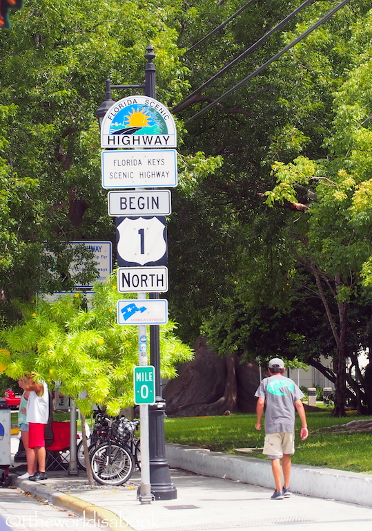 Mile Marker 0 sign Key West